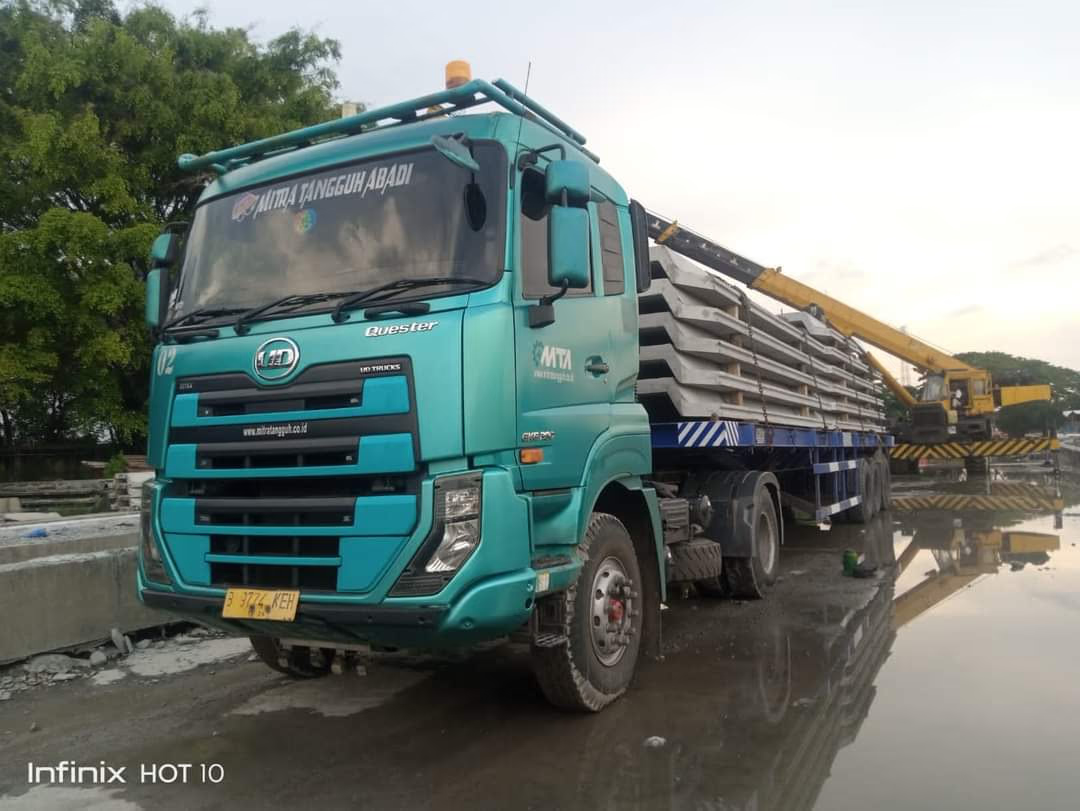 Supply sheet pile beton FPC untuk pekerjaan penahan tanah kawasan industri Delta Silicon 2 Cikarang Selatan