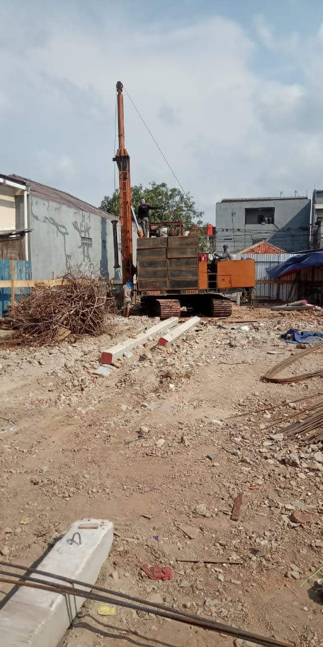 Jasa pancang mini pile untuk rumah tinggal Cluster Lantana Cakung Jakarta Timur