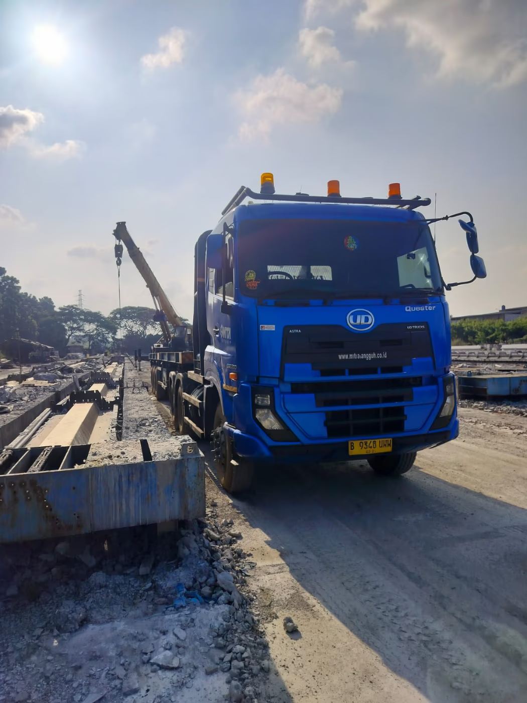 Produksi dan supply spun pile K-500 untuk proyek plant energi di Sumatra